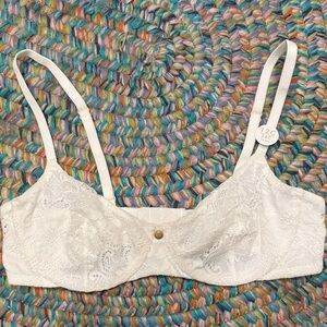 Cotton On Body white Lace Bra, super soft 34C